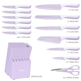 hecef chef knife 8in with sharp edge for precise chopping