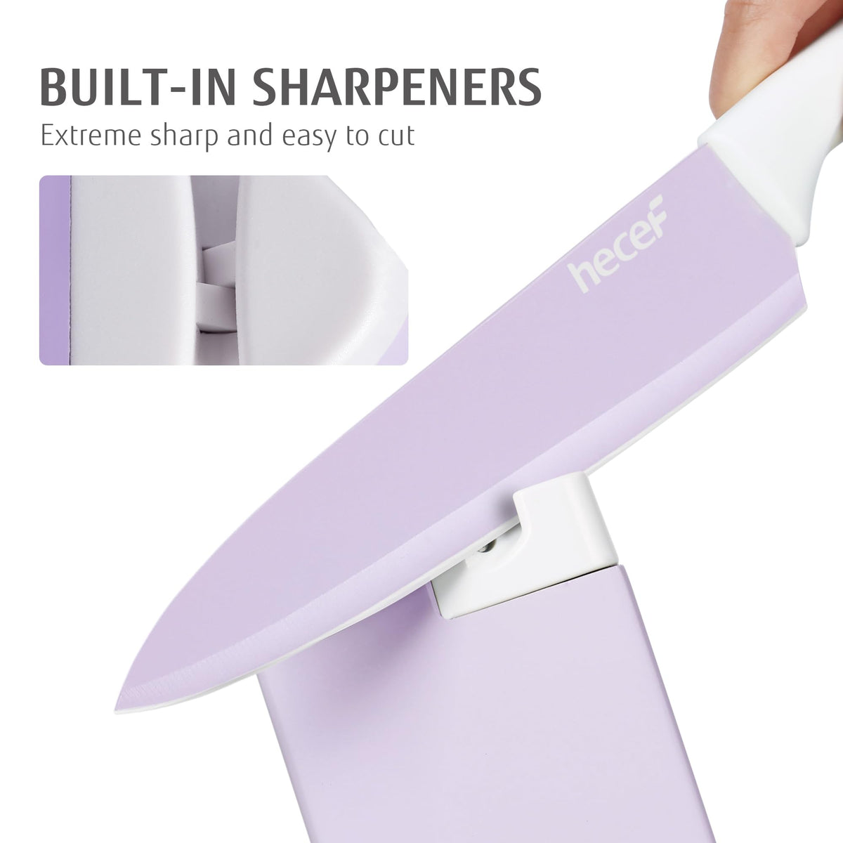 hecef slicing knife 7in for controlled, clean cuts