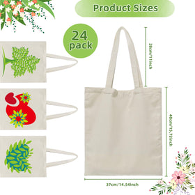 HECTOLIFE blank tote surface suitable for painting or embroidery projects.