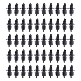 Hedume 50-pack bottle pourers for clean, consistent pours in busy bars.