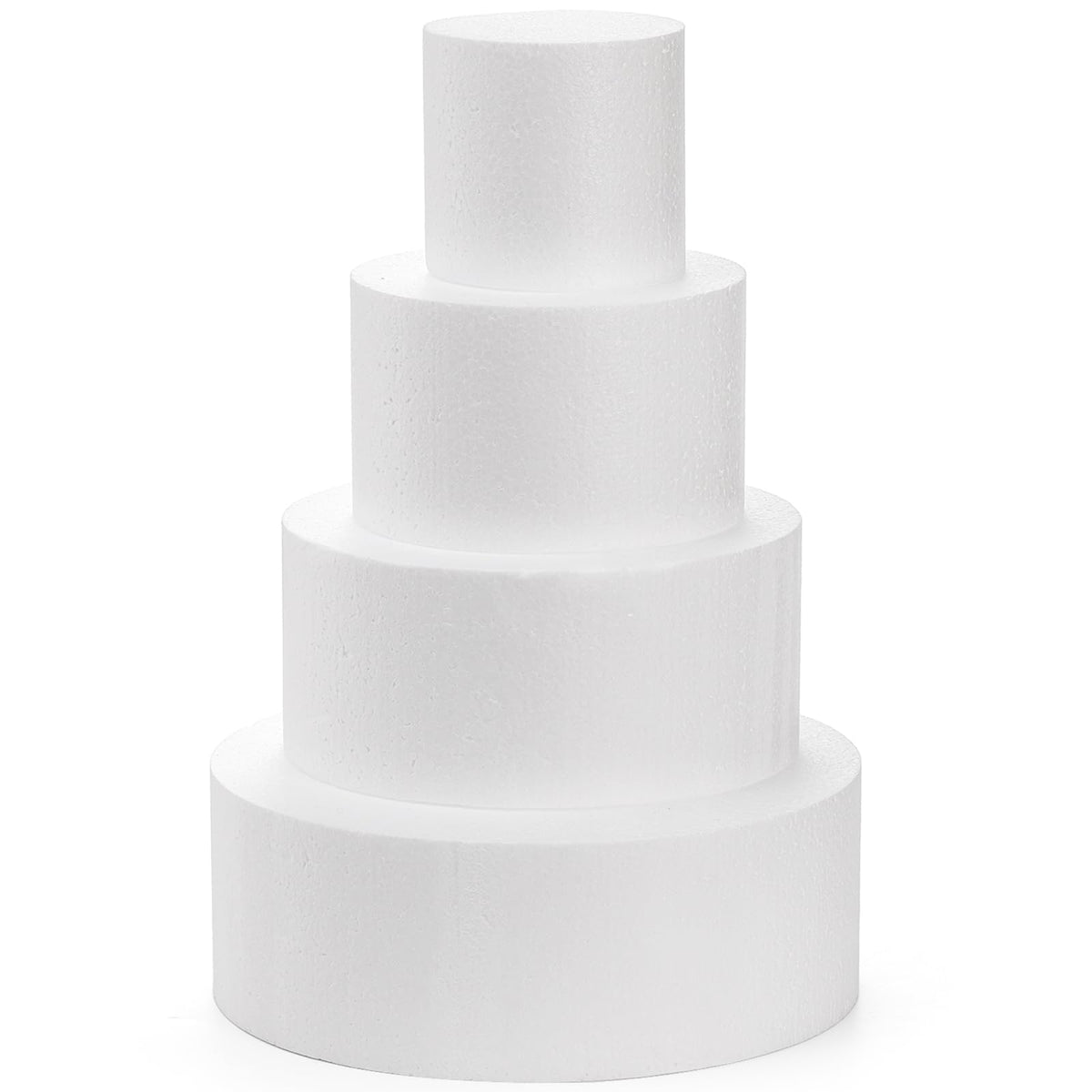 Hedume cake dummy 4-inch round for elegant wedding displays and practice decorating