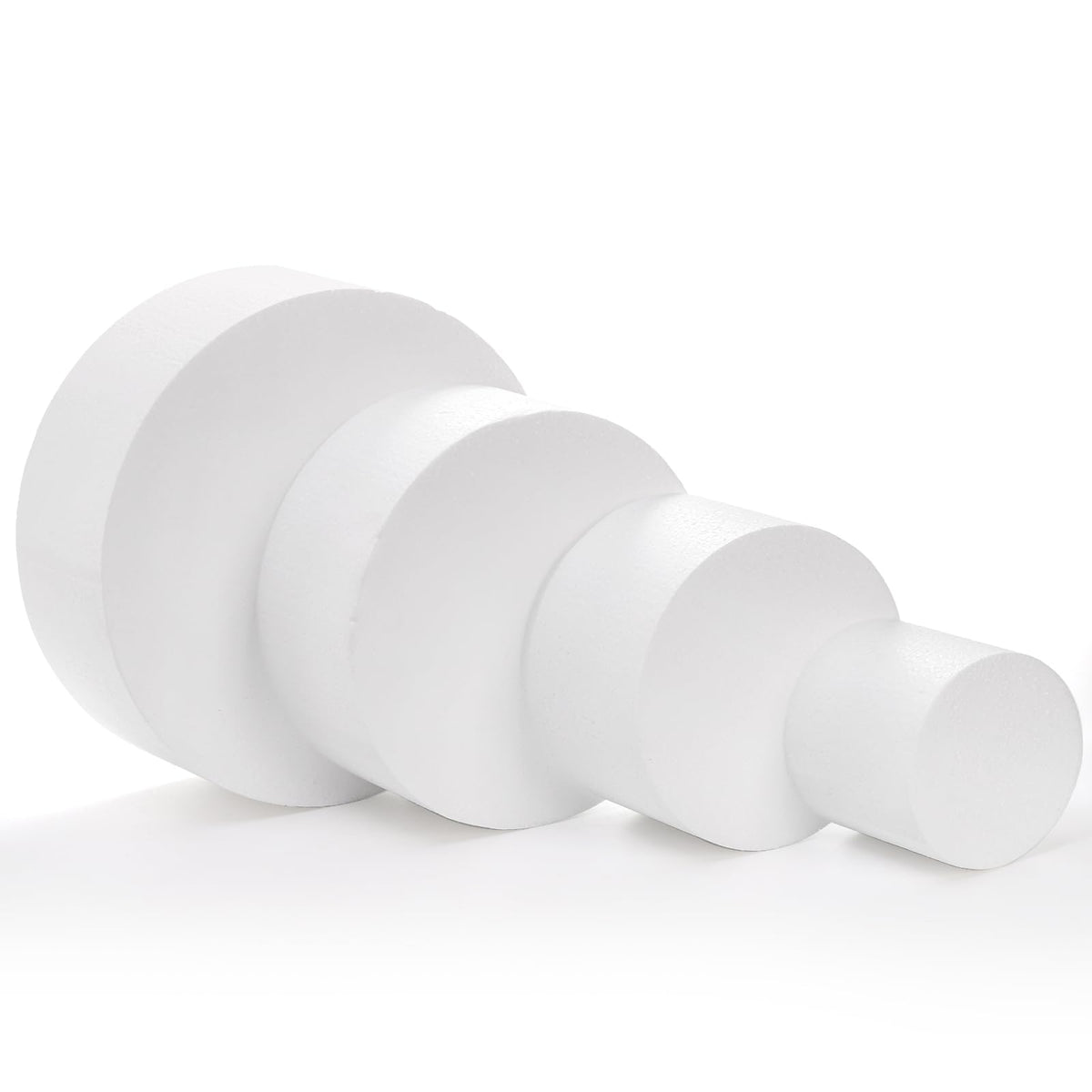 Hedume 8-inch round foam dummy ideal for multi-tier wedding cake demonstrations