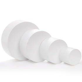 Hedume 8-inch round foam dummy ideal for multi-tier wedding cake demonstrations