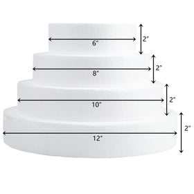 Hedume round cake dummy 10in supports pinning and painting experiments.