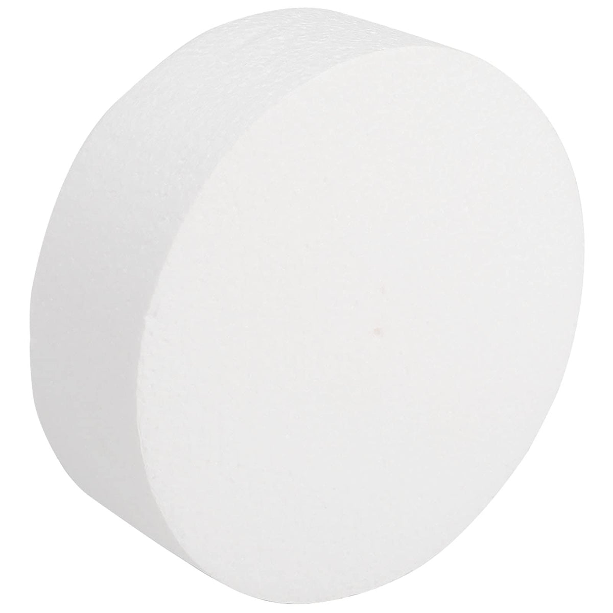 Hedume round cake dummy 8in provides sturdy display for wedding desserts.