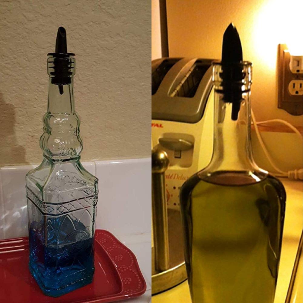 Hedume versatile pour spouts fit many bottle sizes for toppings.