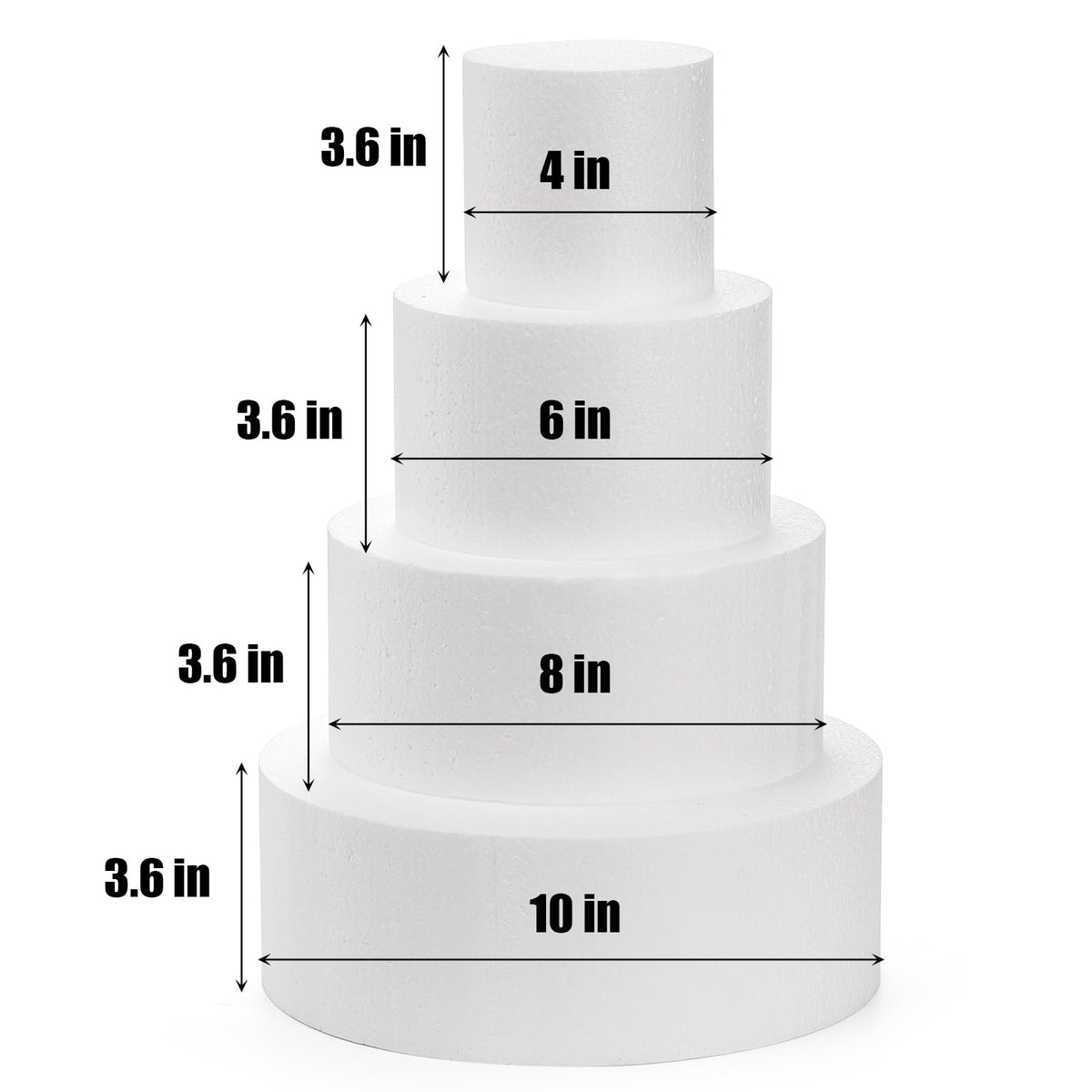 Hedume wedding display dummy set helps create mock cakes with frosting and fondant