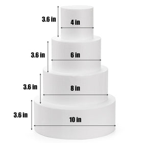 Hedume wedding display dummy set helps create mock cakes with frosting and fondant