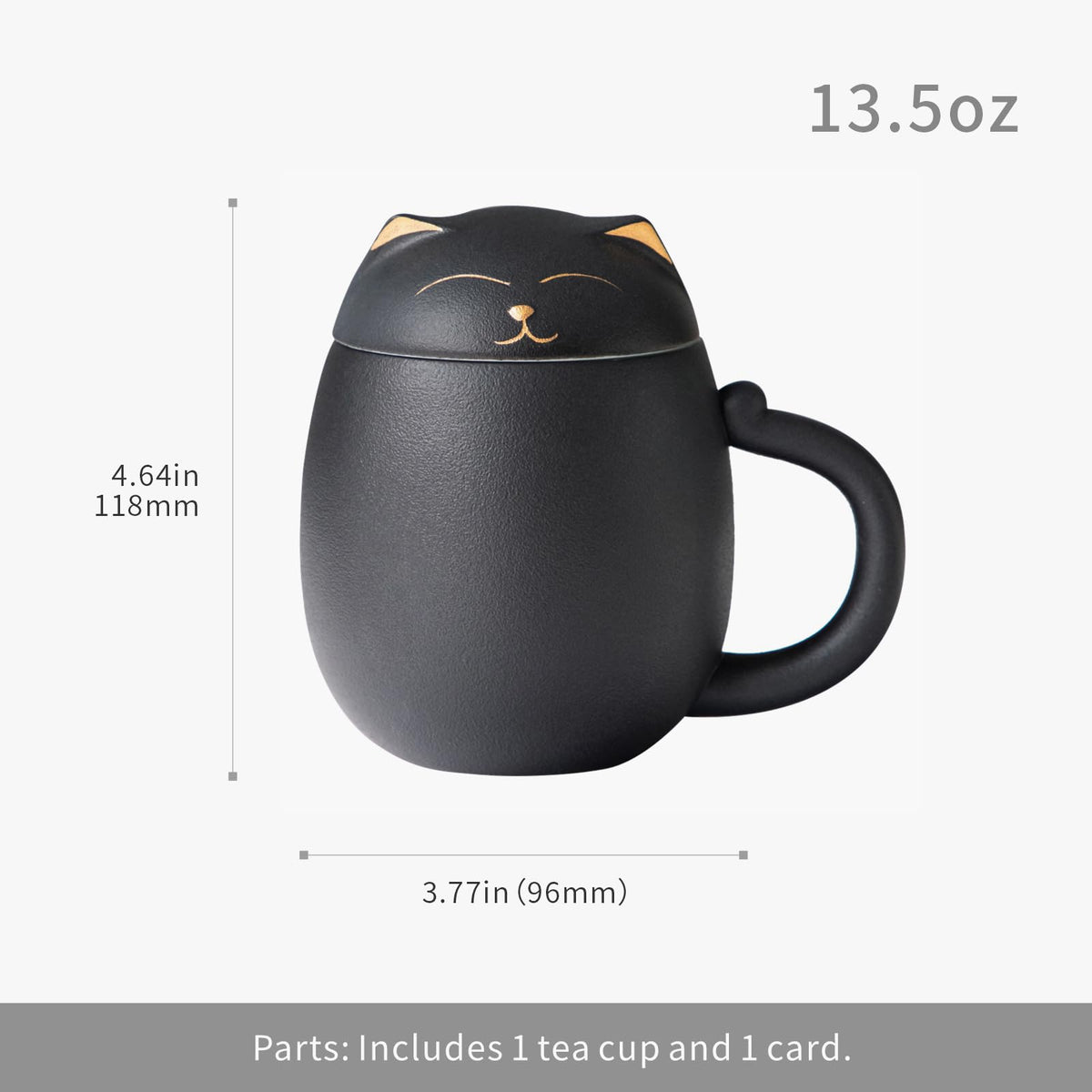 HEER fine-mesh ceramic strainer with cat-paw holes preserves tea flavor
