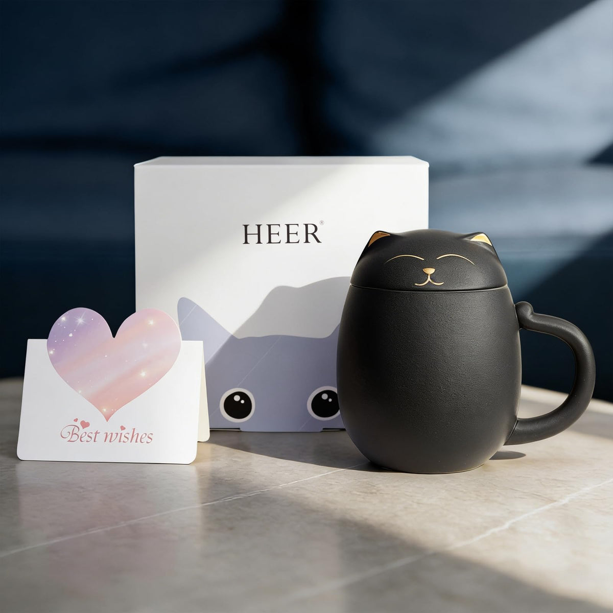 HEER porcelain 13.5oz mug perfect for tea or coffee