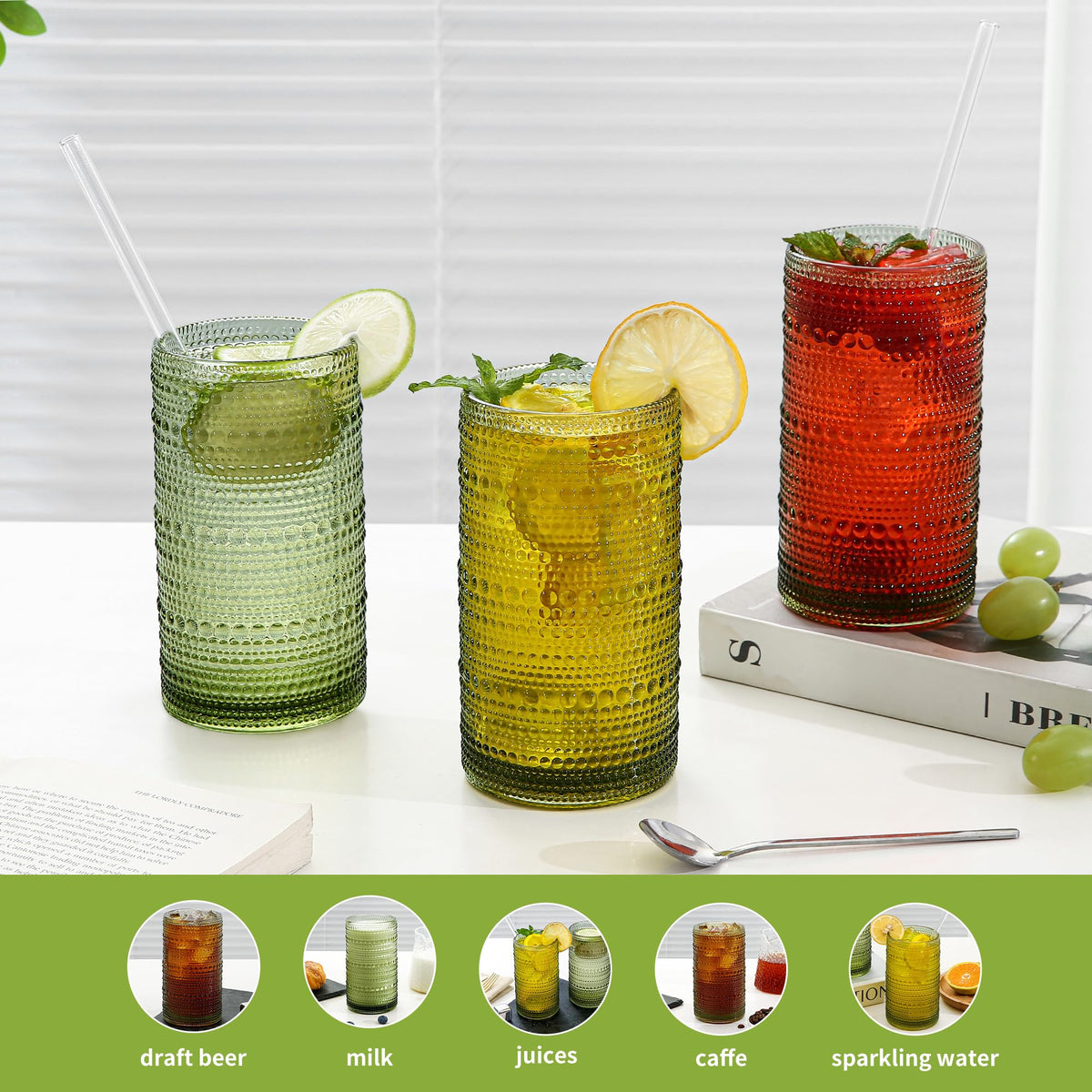 HEFBCOMK protective packaging ensures safe arrival and intact glassware