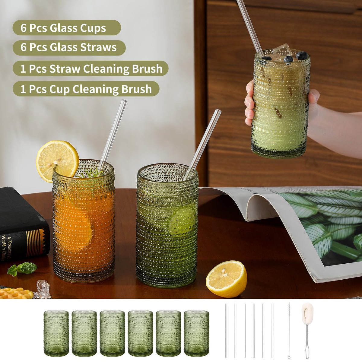 HEFBCOMK thickened-glass construction for durability and thermal tolerance