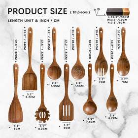 Hefild acacia wood spatula highlights natural grain and durability