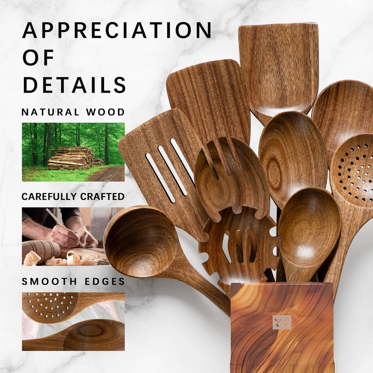 Hefild ergonomic handle ensures comfortable grip during cooking