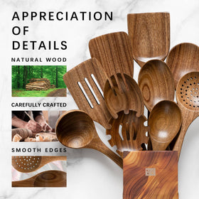 Hefild ergonomic handle ensures comfortable grip during cooking