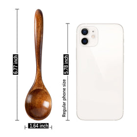 Hefild wooden spoons for coffee ease stirring and rich aroma.