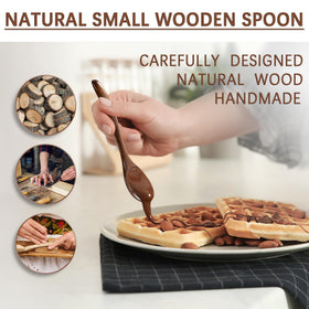 Hefild wooden spoons add aesthetic charm to kitchen decor.