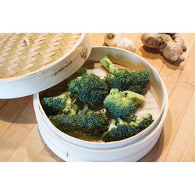 Helen's Asian Kitchen bamboo steamer care and cleaning steps