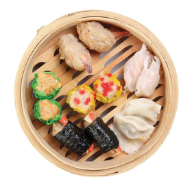 Helen's Asian Kitchen bamboo steamer pot-adapter in use