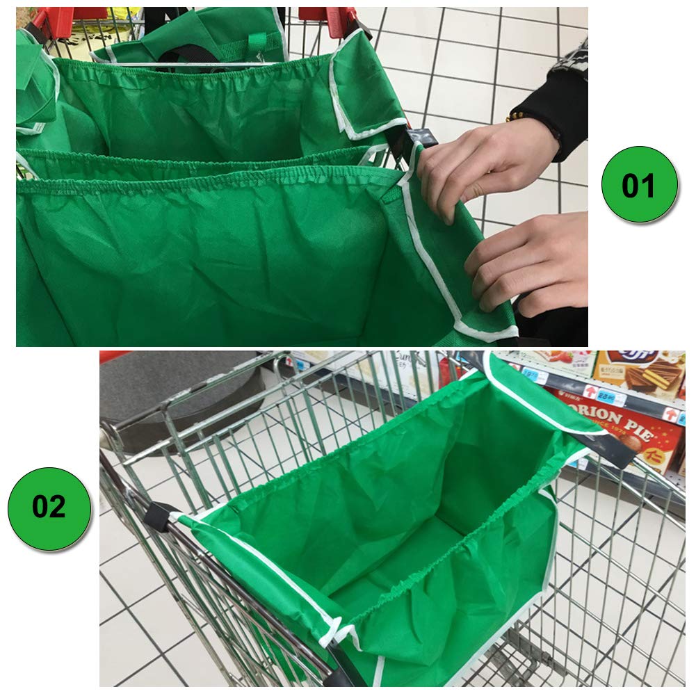 Helishy easy-storage totes suitable for travel and on-the-go shopping.