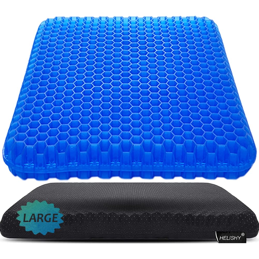 Helishy gel seat cushion exterior cover, easy to wash for long-lasting comfort