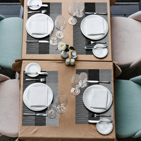 HeloHo set for indoor and outdoor dining suitable for versatile spaces.