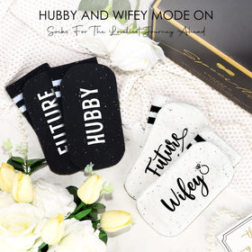 HELORAY engagement candle with warm, romantic glow