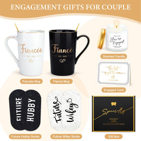 HELORAY engagement card inside box, ready to gift