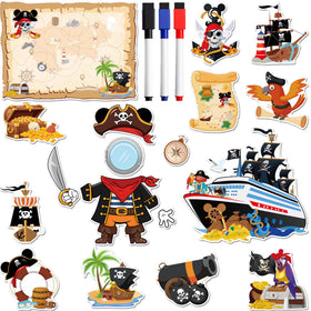 HemerVows pirate ship magnets brighten cruise doors for easy recognition.