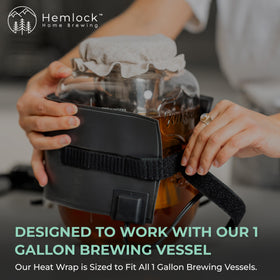 Durable, compact Hemlock heating pad for kitchen brewing spaces
