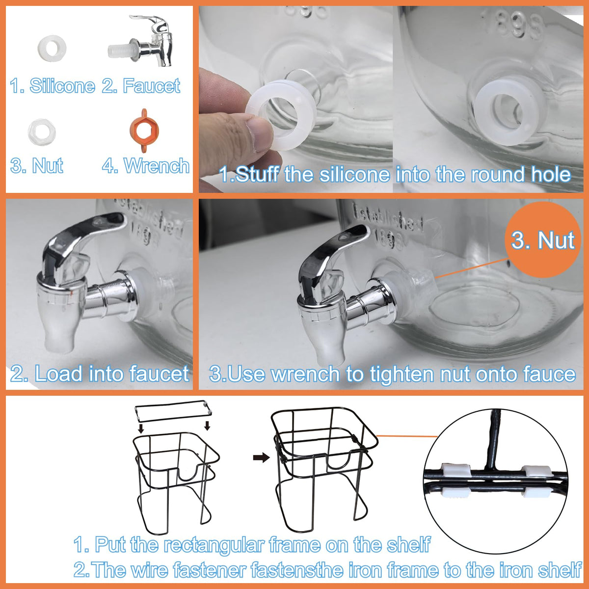 HENABLE party-ready setup for versatile beverage serving at weddings picnics and BBQs