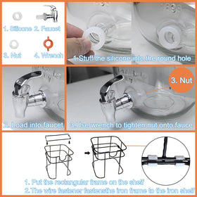 HENABLE party-ready setup for versatile beverage serving at weddings picnics and BBQs