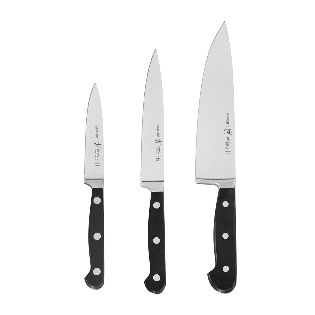 HENCKELS Classic 8-inch Chef Knife for precise slicing and chopping.