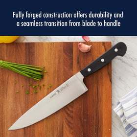 Fully forged HENCKELS blades for durable, balanced handling.