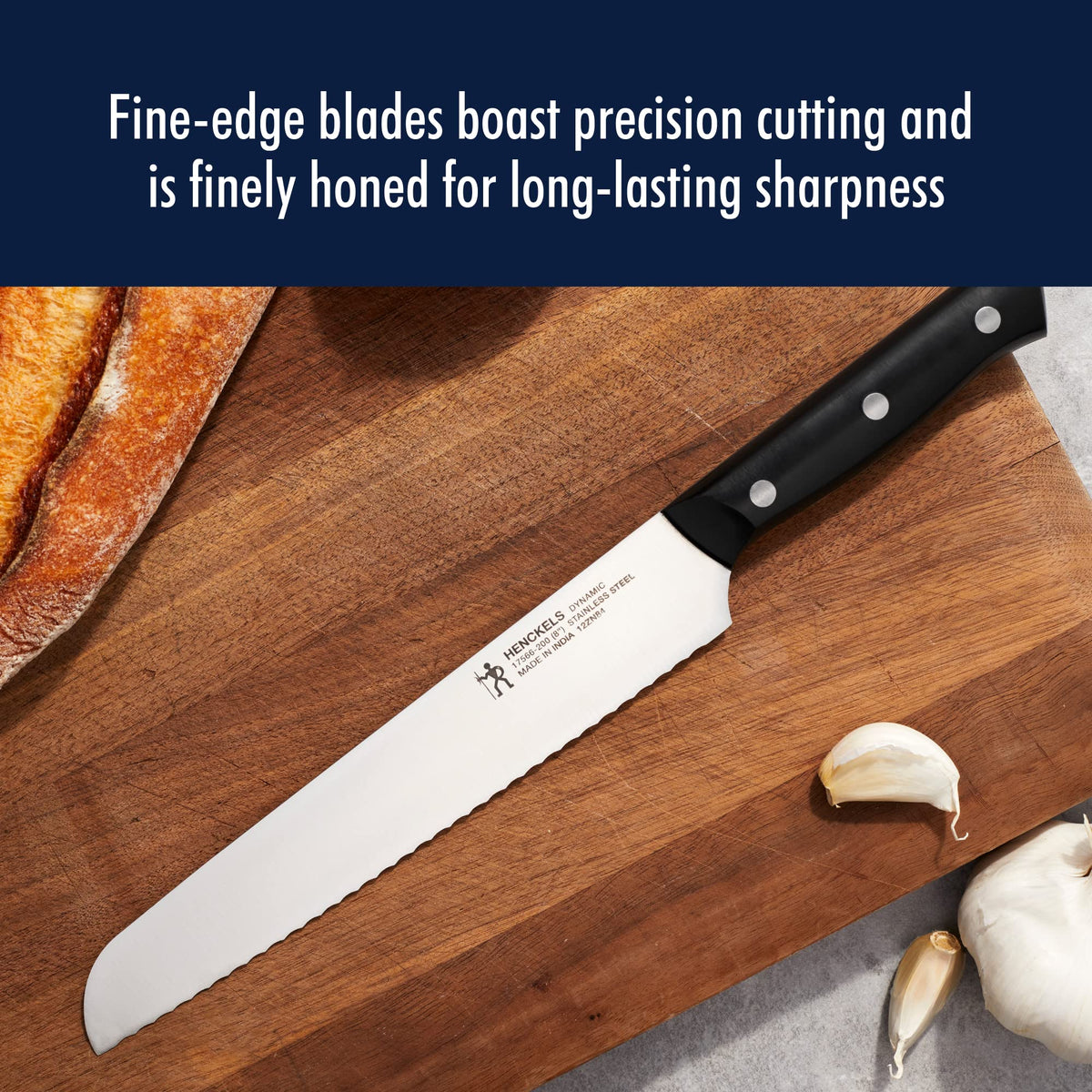 HENCKELS Dynamic 4-inch Paring Knife for peeling and detail work