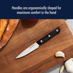HENCKELS Dynamic 7-inch Hollow Edge Santoku for mincing and slicing