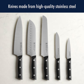 HENCKELS Dynamic blade close-up showing durable single-piece construction