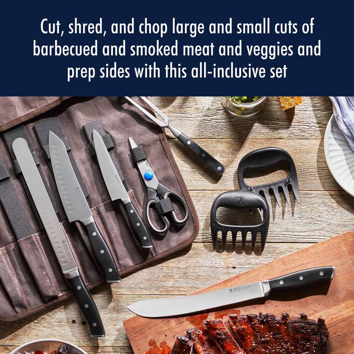 Henckels Forged Accent 7-inch rocking santoku for versatile chopping
