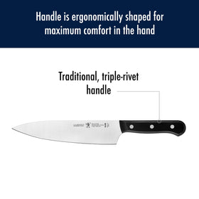 HENCKELS Solution 3-pc Starter Knife Set dishwasher-safe design for easy maintenance