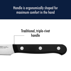 Henckels 6-inch utility knife ready for versatile everyday tasks.