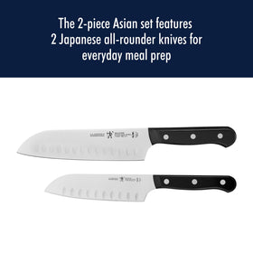 HENCKELS Solution 7-inch Santoku blade for clean, even cuts
