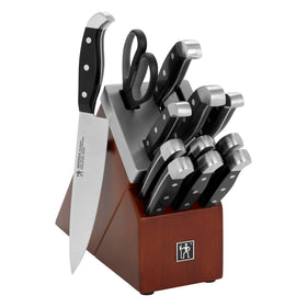 Henckels Statement 13-piece self-sharpening knife block set for precise everyday prep.