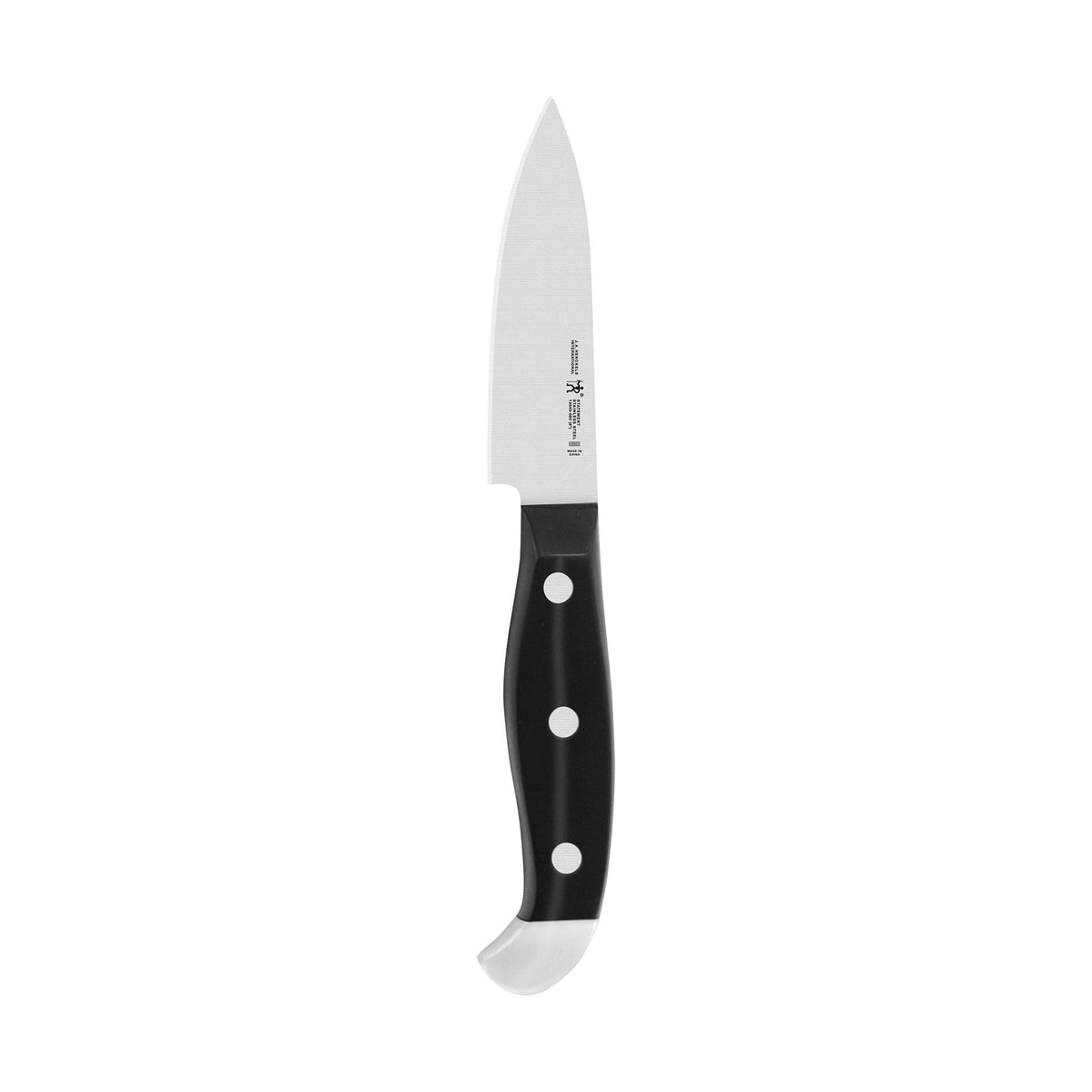 HENCKELS Statement 3in knife blade closeup shows razor-sharp edge for precise cuts