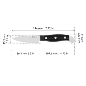 HENCKELS Statement 3in knife peeling task demonstrates precise detail work