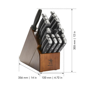 Henckels Statement 7-inch santoku knife handles garlic and vegetables smoothly.