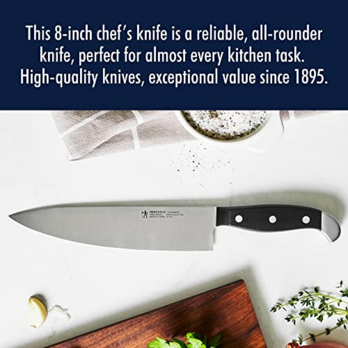 HENCKELS Statement full-tang stainless blade offering balanced knife control