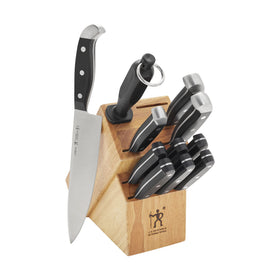 HENCKELS Statement knife block set displayed on counter for organized prep