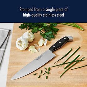 HENCKELS Statement triple-rivet handle provides comfortable, durable grip