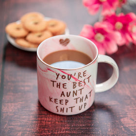 Favorite Aunt Hendson mug for daily coffee moments
