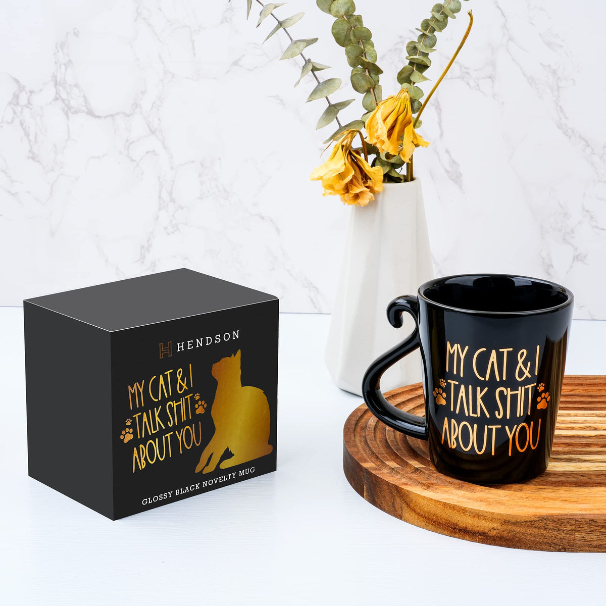 Hendson cat mom gift boxed for gifting to cat lovers.